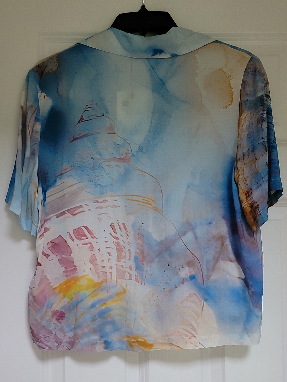 Desigual Shell-Print Short Sleeve Button-Down Shirt - Picture 6 of 12